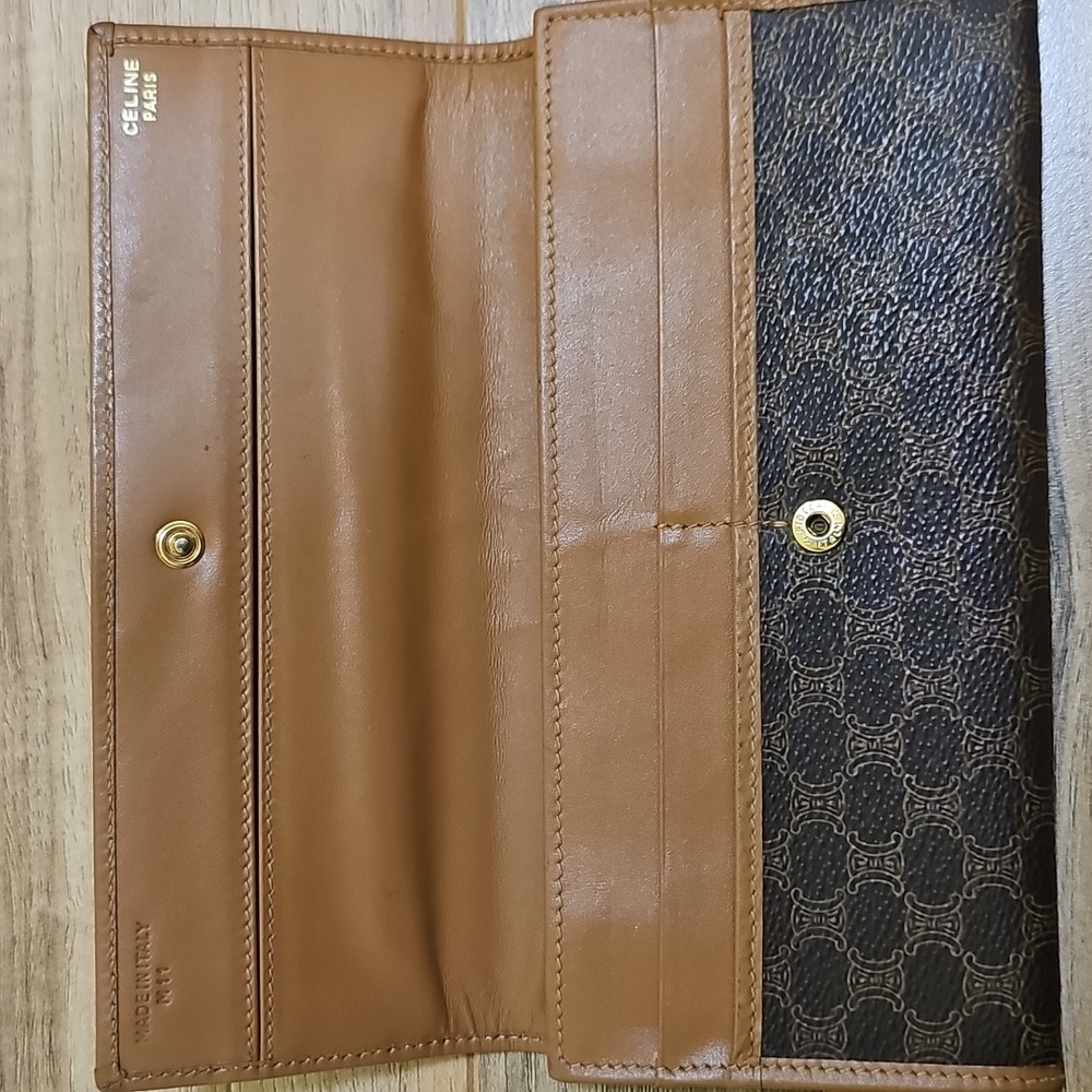 Celine Bifold Long Macadam PVC Leather Wallet - Picture 17 of 17